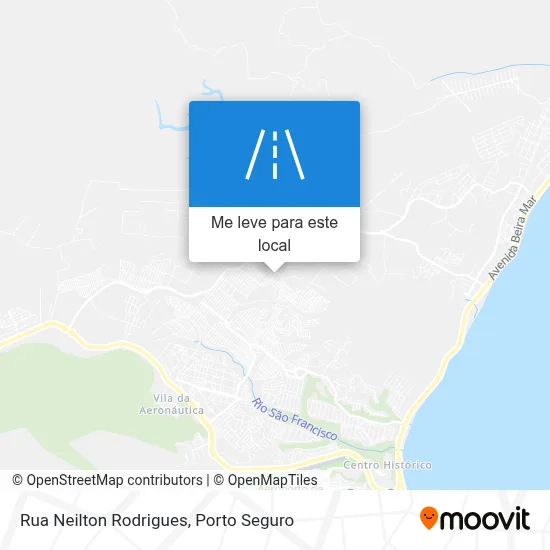 Rua Neilton Rodrigues mapa