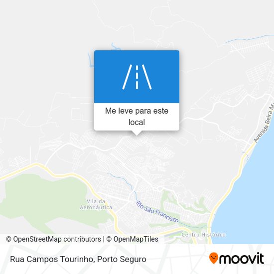 Rua Campos Tourinho mapa