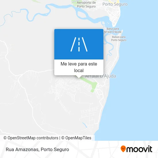 Rua Amazonas mapa