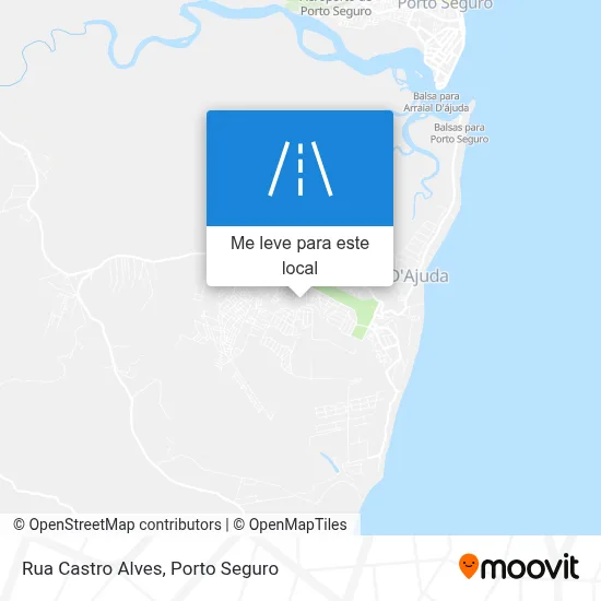 Rua Castro Alves mapa