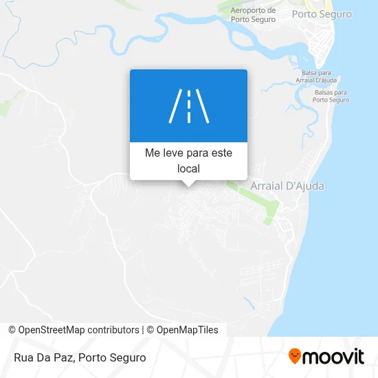 Rua Da Paz mapa