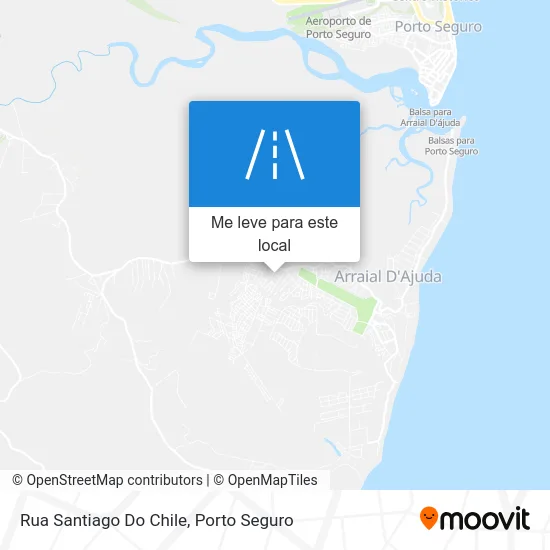 Rua Santiago Do Chile mapa