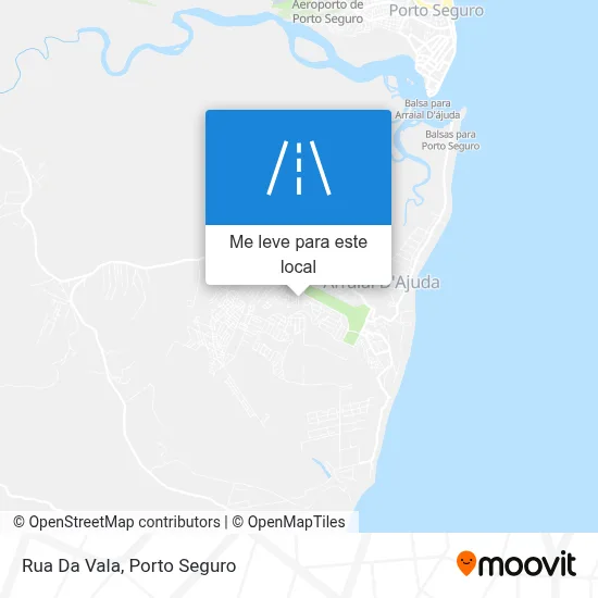 Rua Da Vala mapa