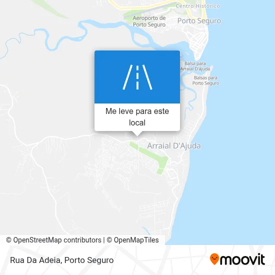 Rua Da Adeia mapa