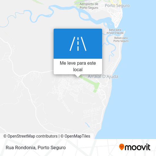 Rua Rondonia mapa