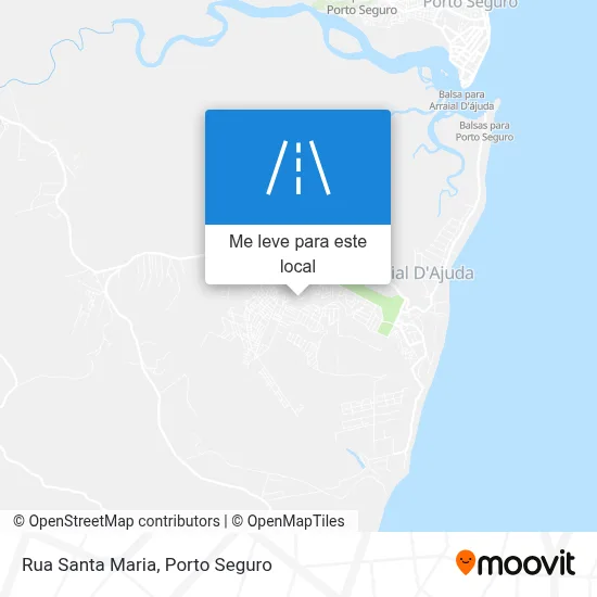 Rua Santa Maria mapa