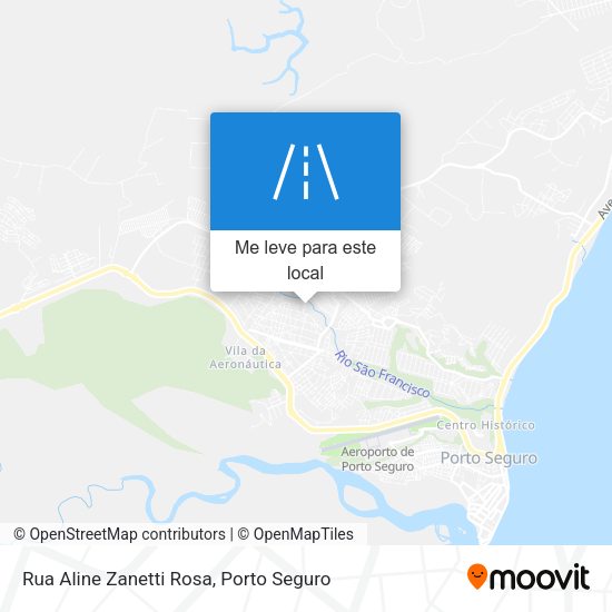 Rua Aline Zanetti Rosa mapa