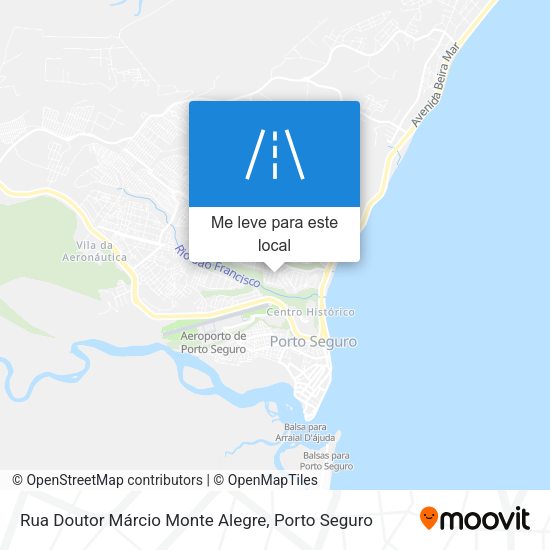 Rua Doutor Márcio Monte Alegre mapa