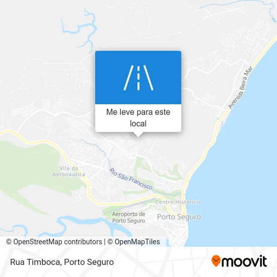Rua Timboca mapa