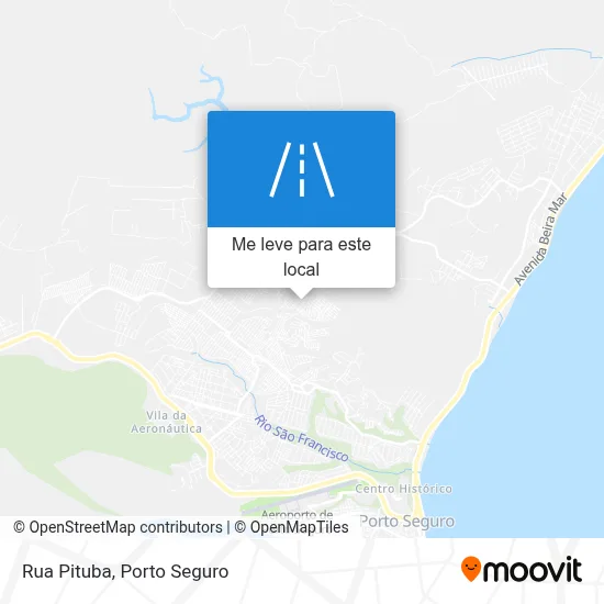 Rua Pituba mapa