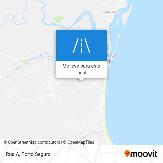 Rua A mapa
