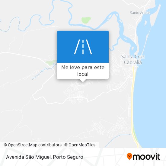 Avenida São Miguel mapa