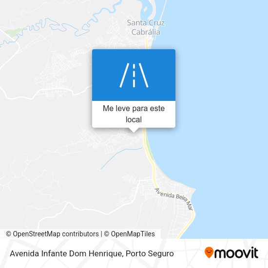Avenida Infante Dom Henrique mapa