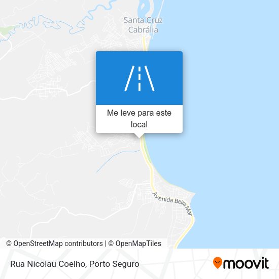 Rua Nicolau Coelho mapa