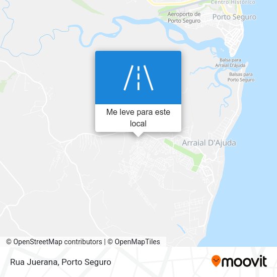 Rua Juerana mapa