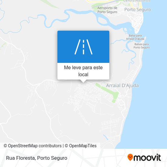 Rua Floresta mapa