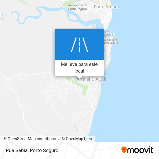 Rua Sabia mapa