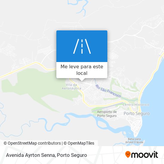 Avenida Ayrton Senna mapa