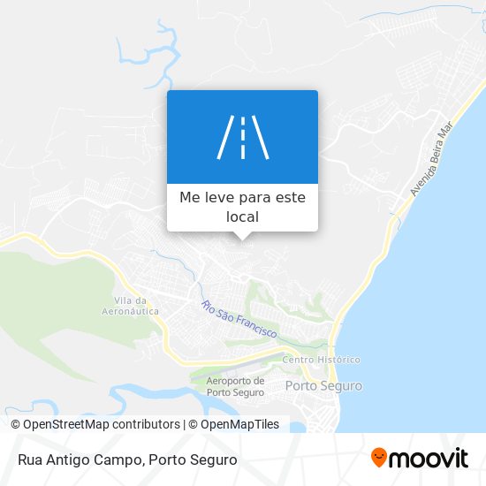 Rua Antigo Campo mapa