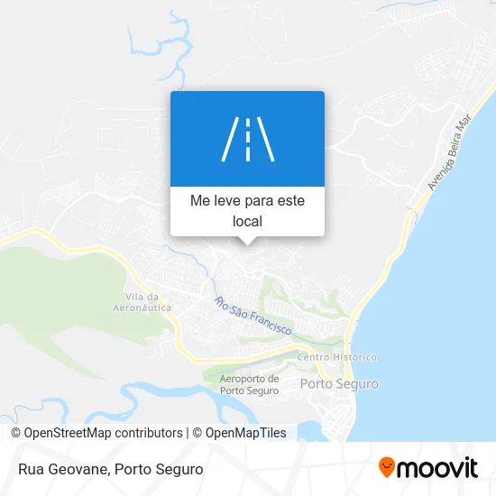 Rua Geovane mapa