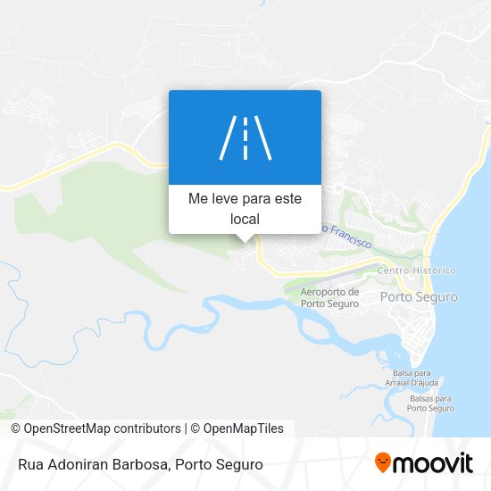 Rua Adoniran Barbosa mapa