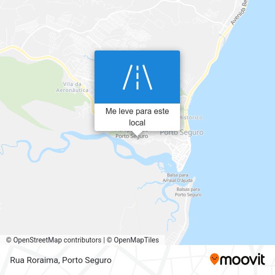 Rua Roraima mapa