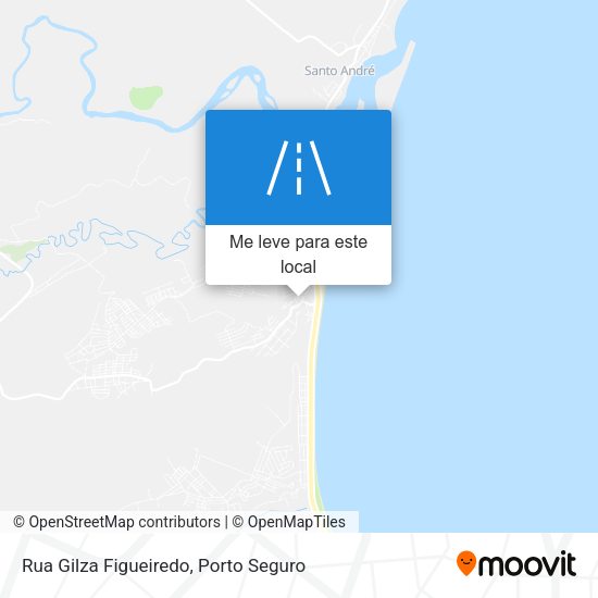 Rua Gilza Figueiredo mapa