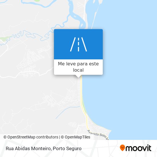 Rua Abidas Monteiro mapa