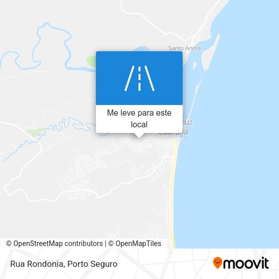 Rua Rondonia mapa