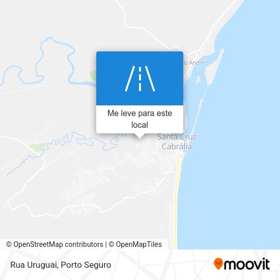 Rua Uruguai mapa