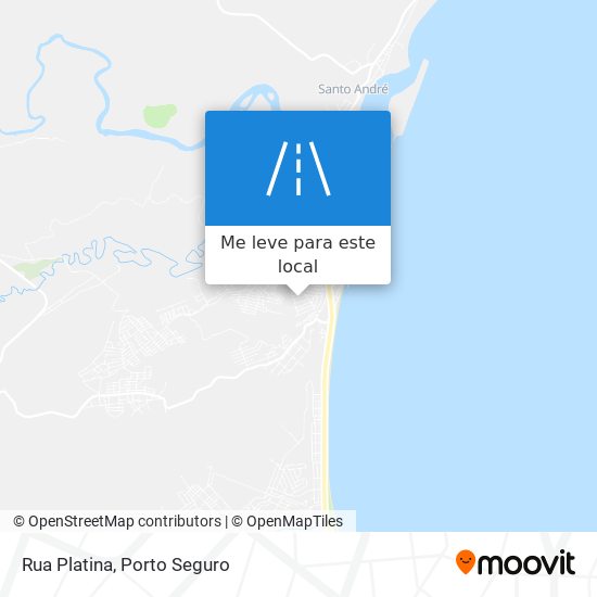 Rua Platina mapa