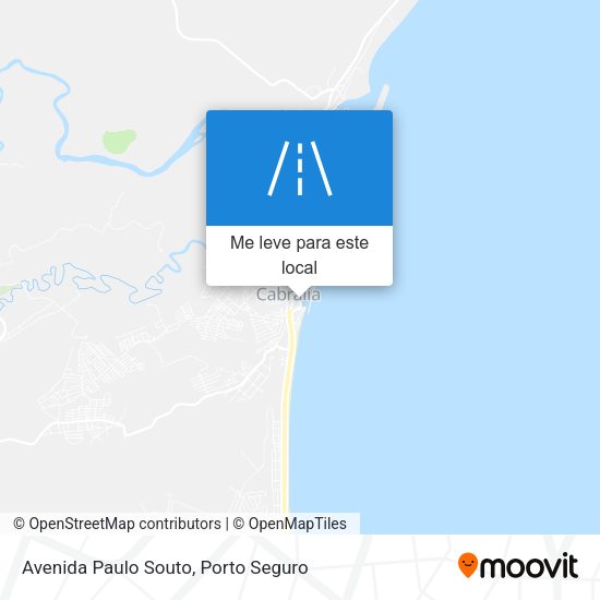 Avenida Paulo Souto mapa