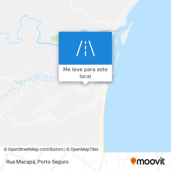 Rua Macapá mapa