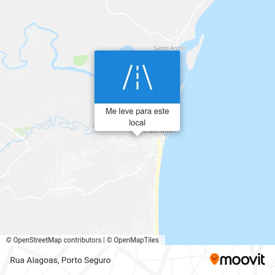 Rua Alagoas mapa