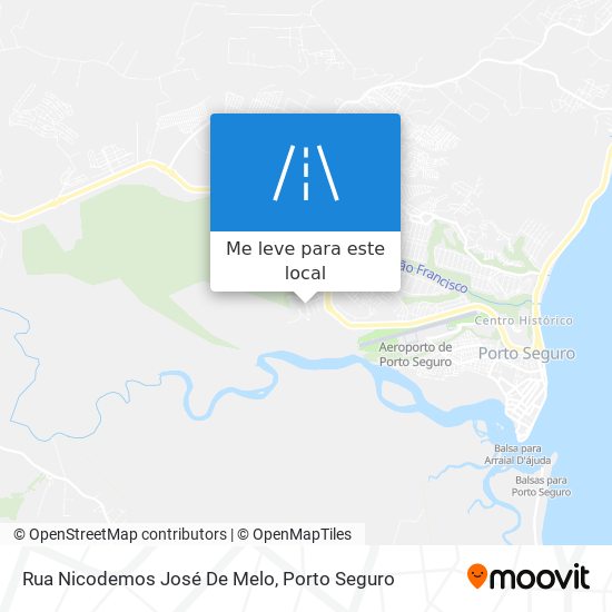 Rua Nicodemos José De Melo mapa