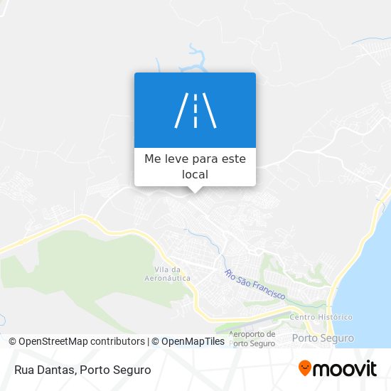 Rua Dantas mapa