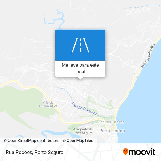 Rua Pocoes mapa