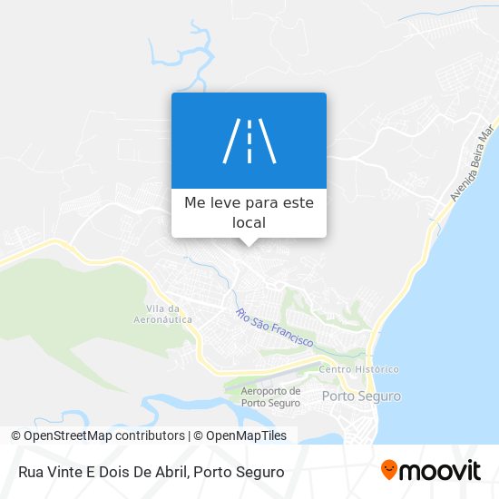 Rua Vinte E Dois De Abril mapa