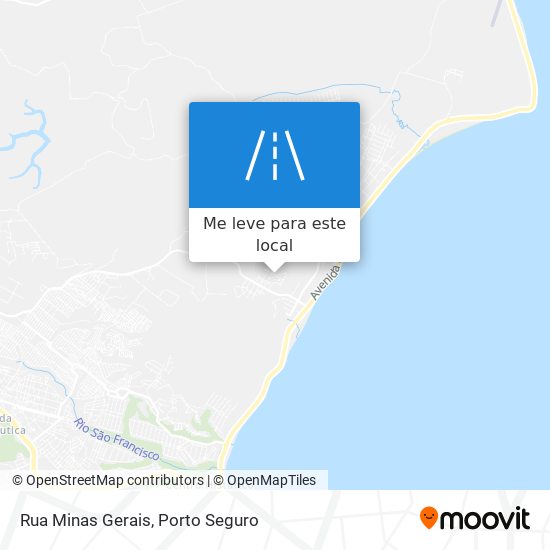 Rua Minas Gerais mapa