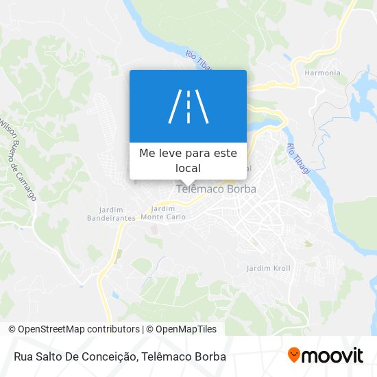 Rua Salto De Conceição mapa