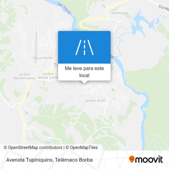 Avenida Tupiniquins mapa