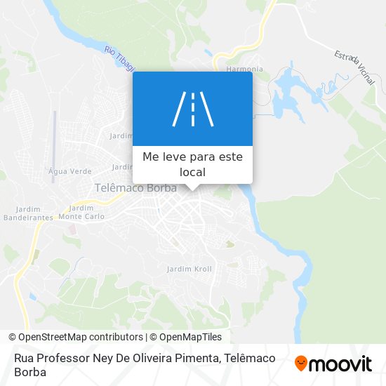 Rua Professor Ney De Oliveira Pimenta mapa