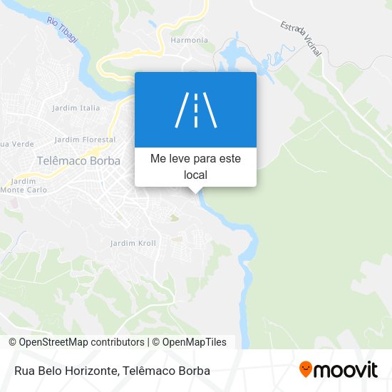 Rua Belo Horizonte mapa