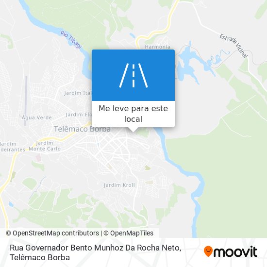 Rua Governador Bento Munhoz Da Rocha Neto mapa