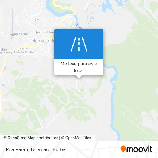 Rua Parati mapa