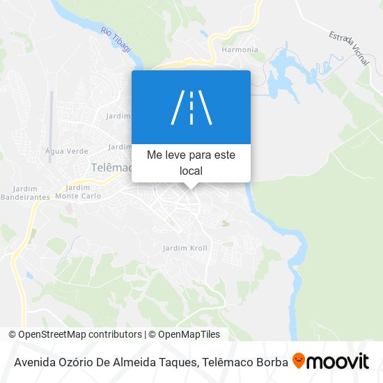 Avenida Ozório De Almeida Taques mapa