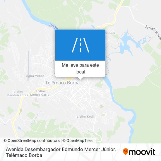 Avenida Desembargador Edmundo Mercer Júnior mapa