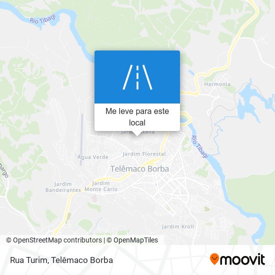 Rua Turim mapa