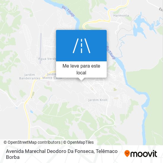 Avenida Marechal Deodoro Da Fonseca mapa