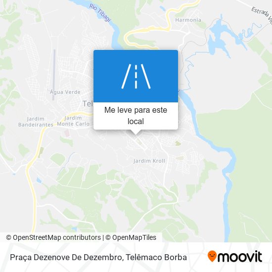 Praça Dezenove De Dezembro mapa